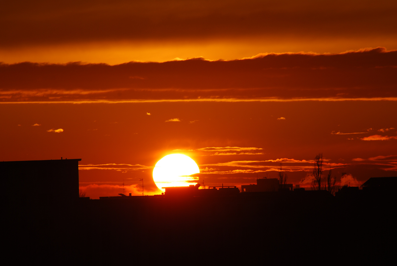 Sonnenuntergang in Berlin