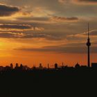 Sonnenuntergang in Berlin (Blick auf Fernsehturm)