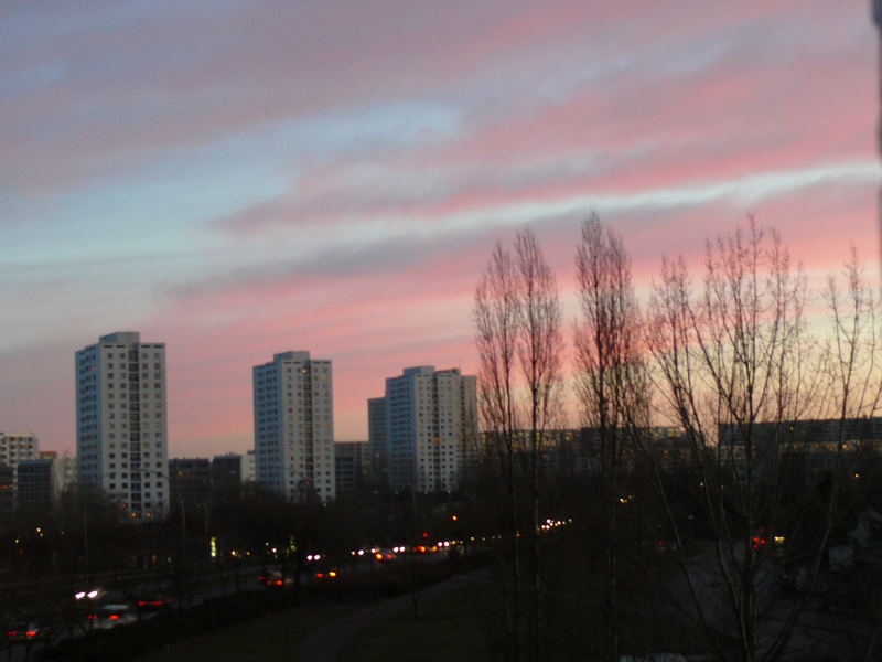 Sonnenuntergang in Berlin