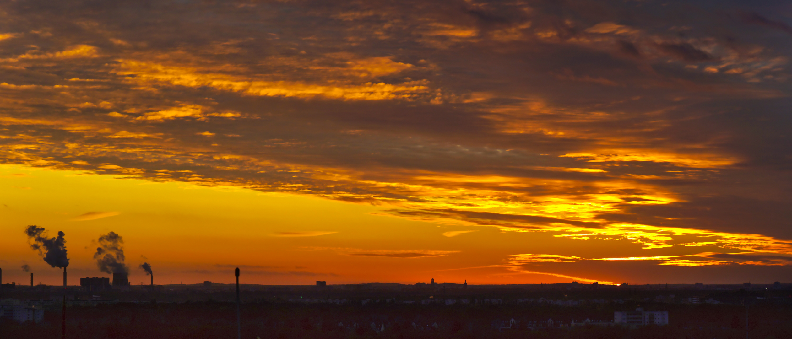 Sonnenuntergang in Berlin