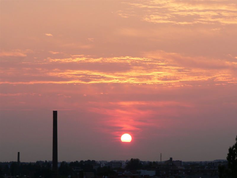 Sonnenuntergang in Berlin