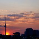 Sonnenuntergang in Berlin (Fernsehturm)