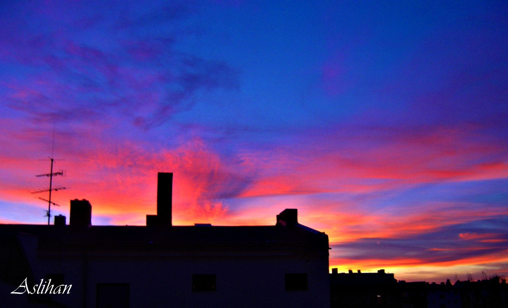 Sonnenuntergang in Berlin, Moabit!