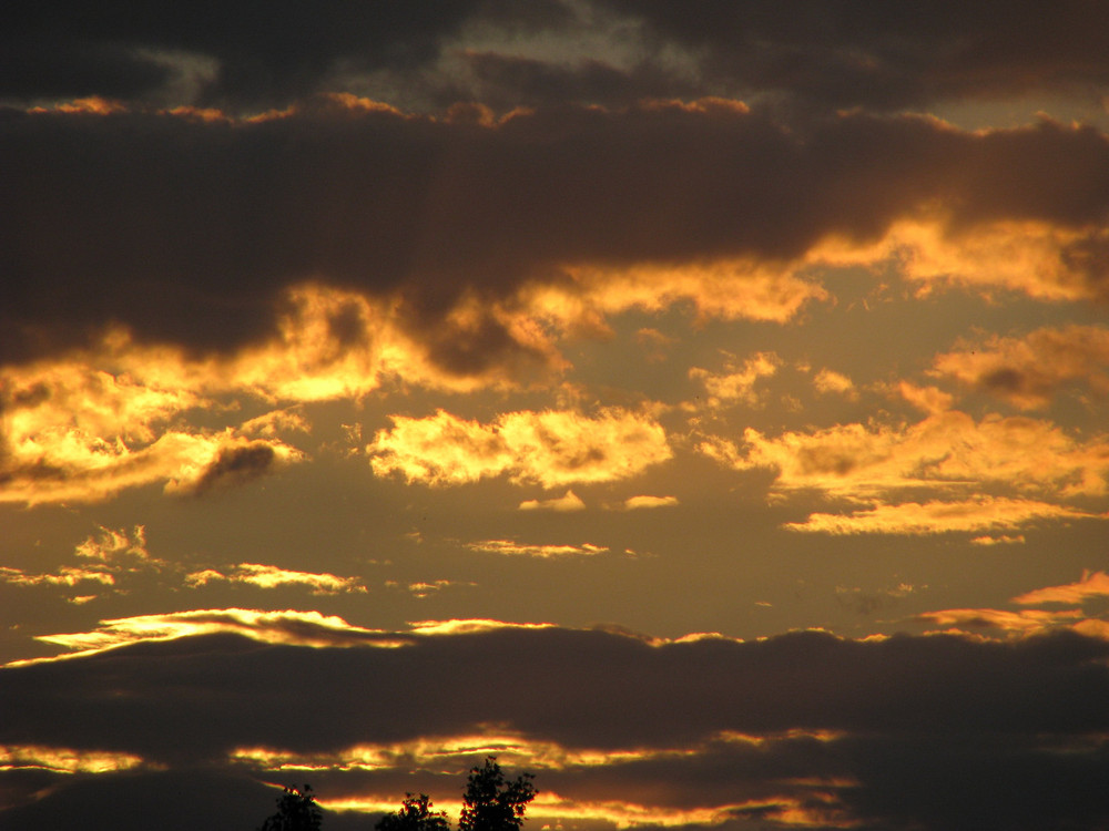 Sonnenuntergang in Berlin Reinickendorf