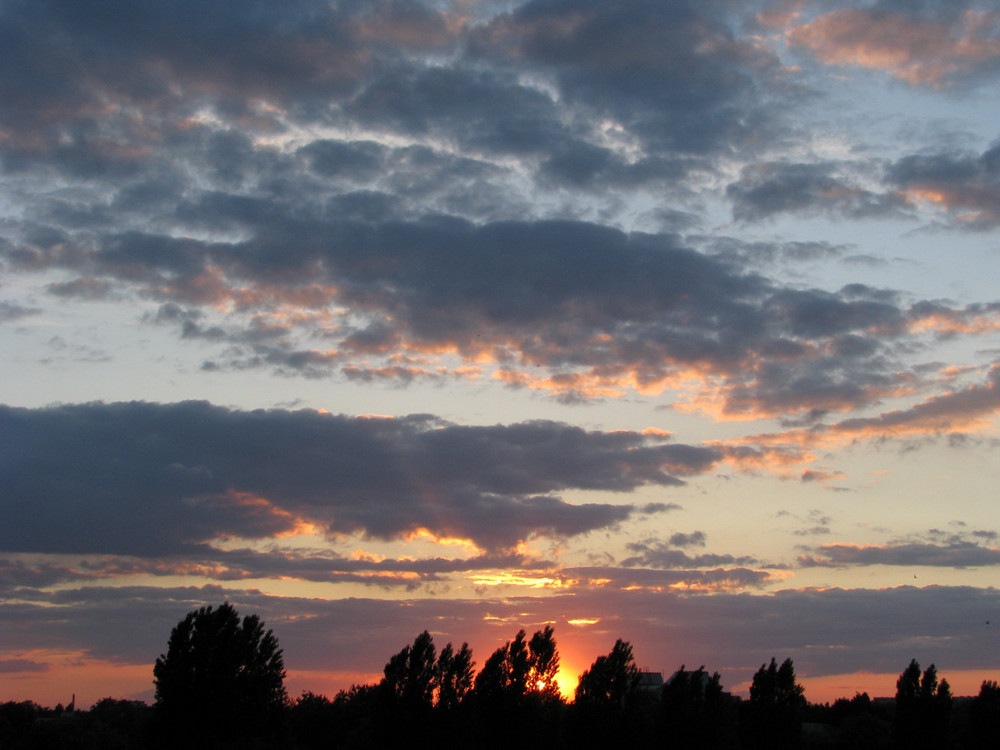 Sonnenuntergang in Berlin Reinickendorf 3