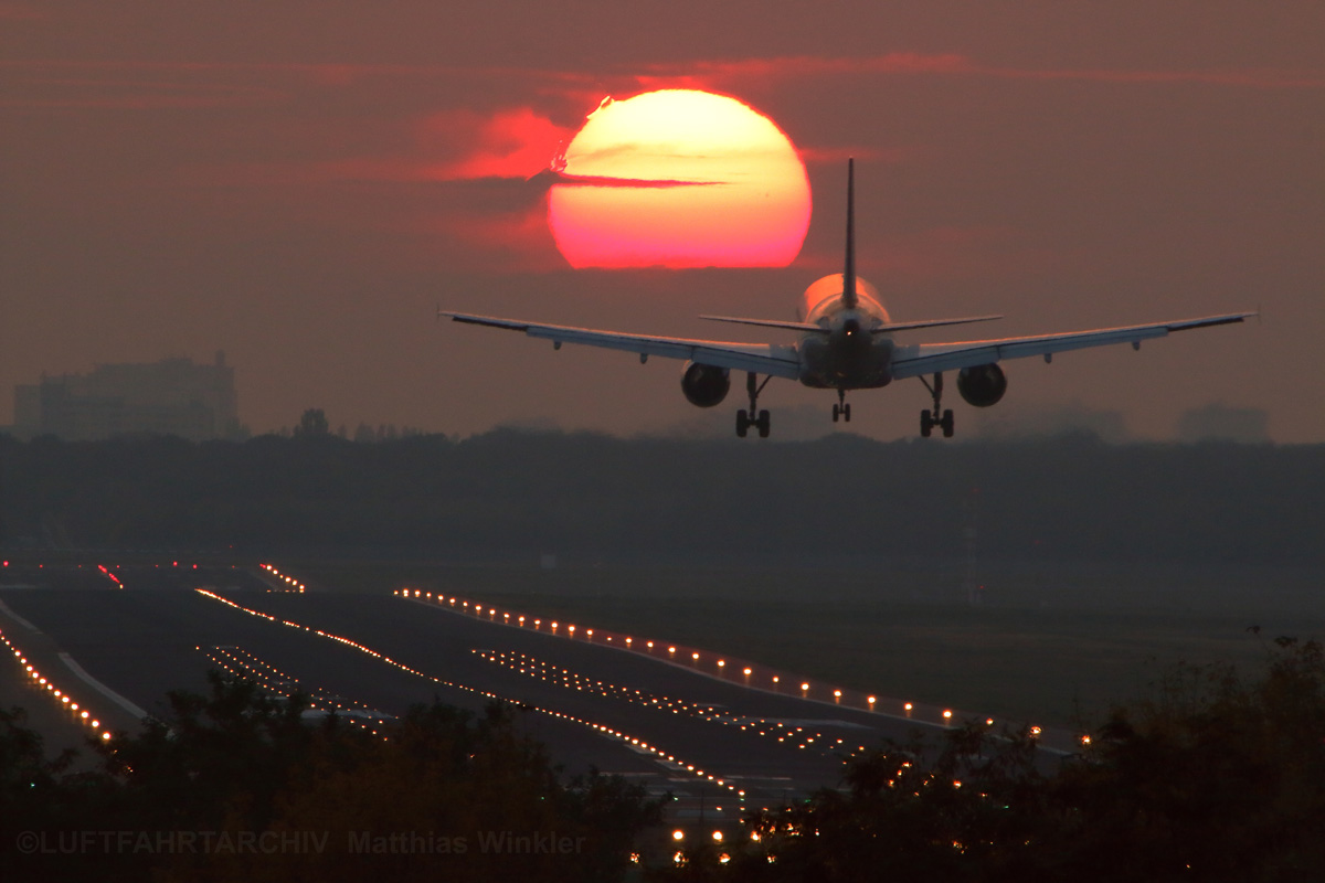 Sonnenuntergang in Berlin-Tegel