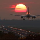 Sonnenuntergang in Berlin-Tegel