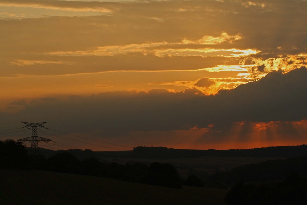 Sonnenuntergang in Berus