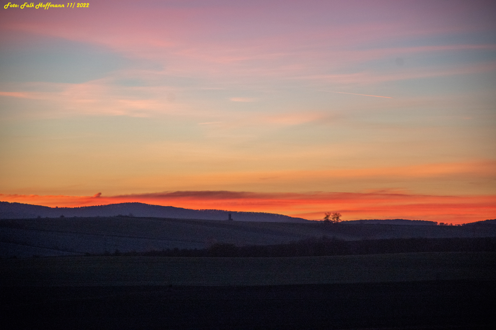 Sonnenuntergang in besten Farben