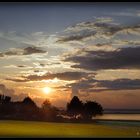 Sonnenuntergang in Betzenweiler...