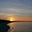 Sonnenuntergang in Binz