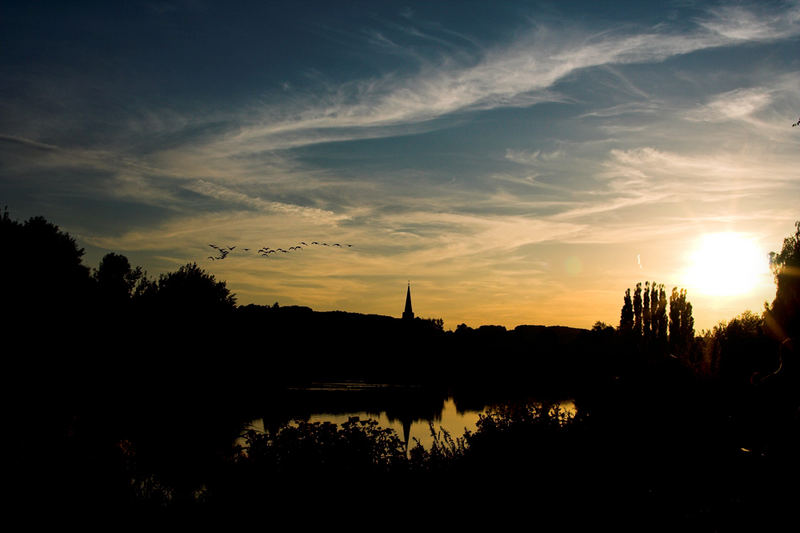 Sonnenuntergang in Bissendorf