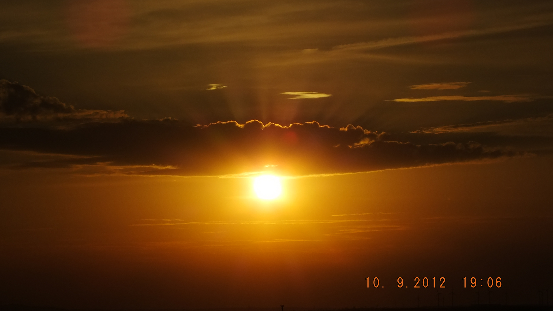 Sonnenuntergang in Bitterfeld 2