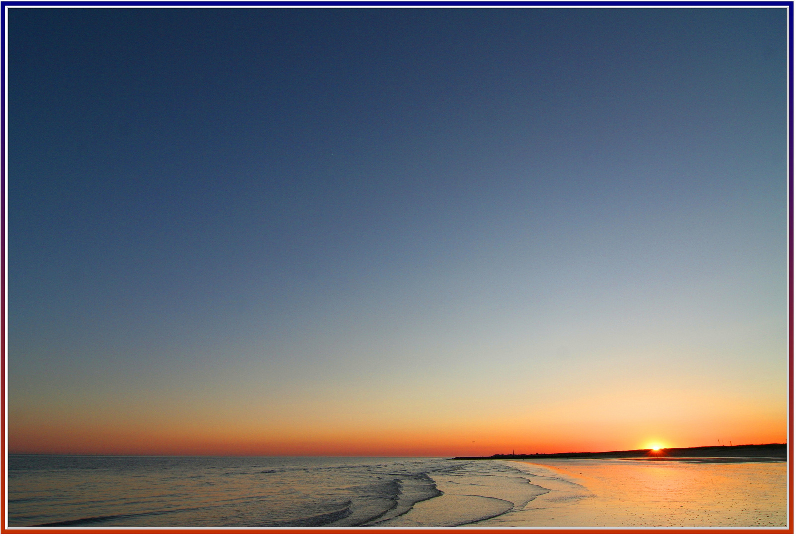 Sonnenuntergang in Blavand