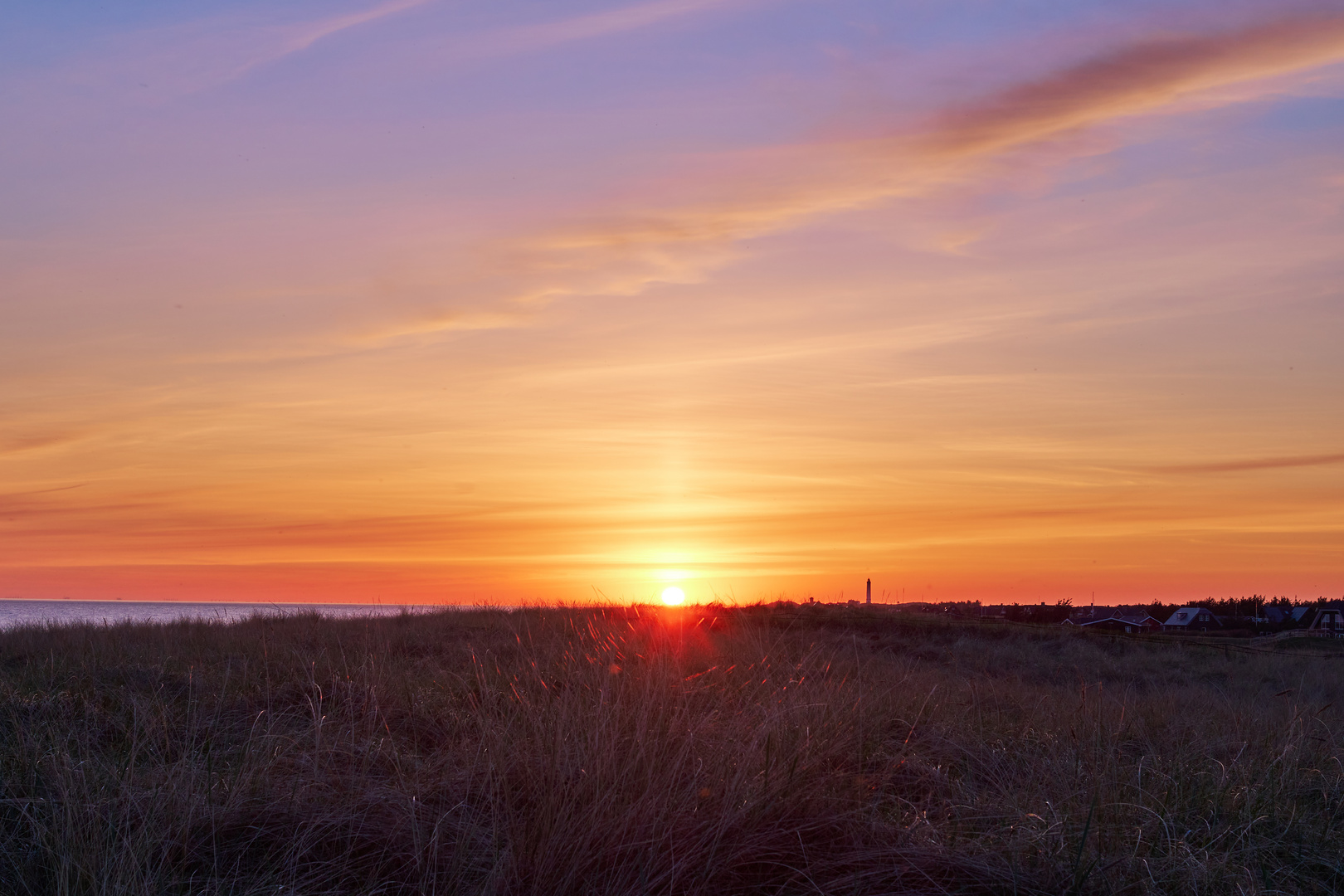 Sonnenuntergang in Blavand