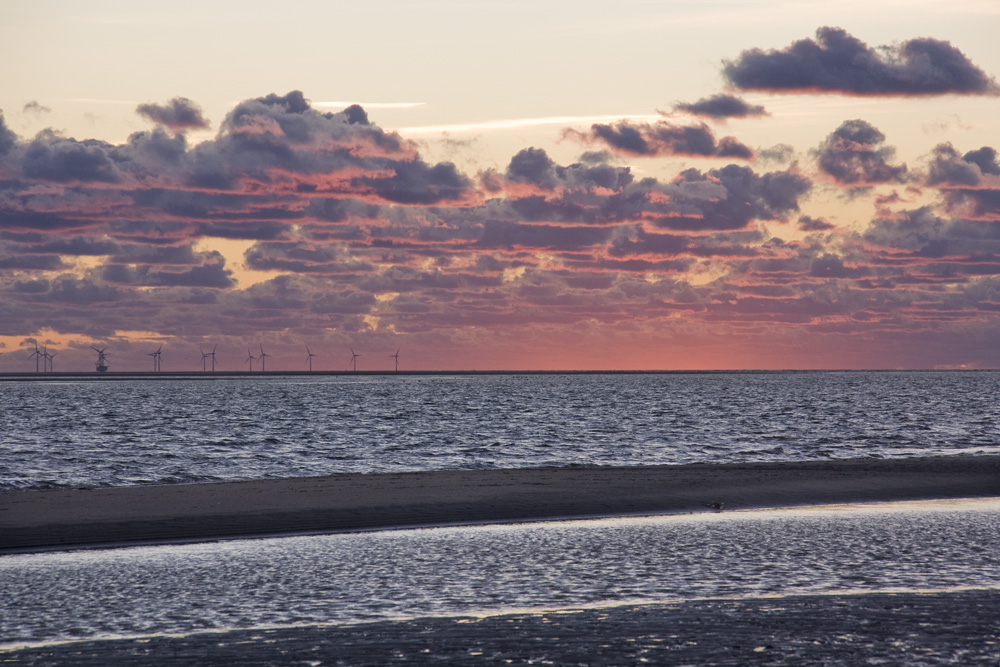 Sonnenuntergang in Blavand