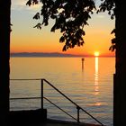 Sonnenuntergang in Bodensee