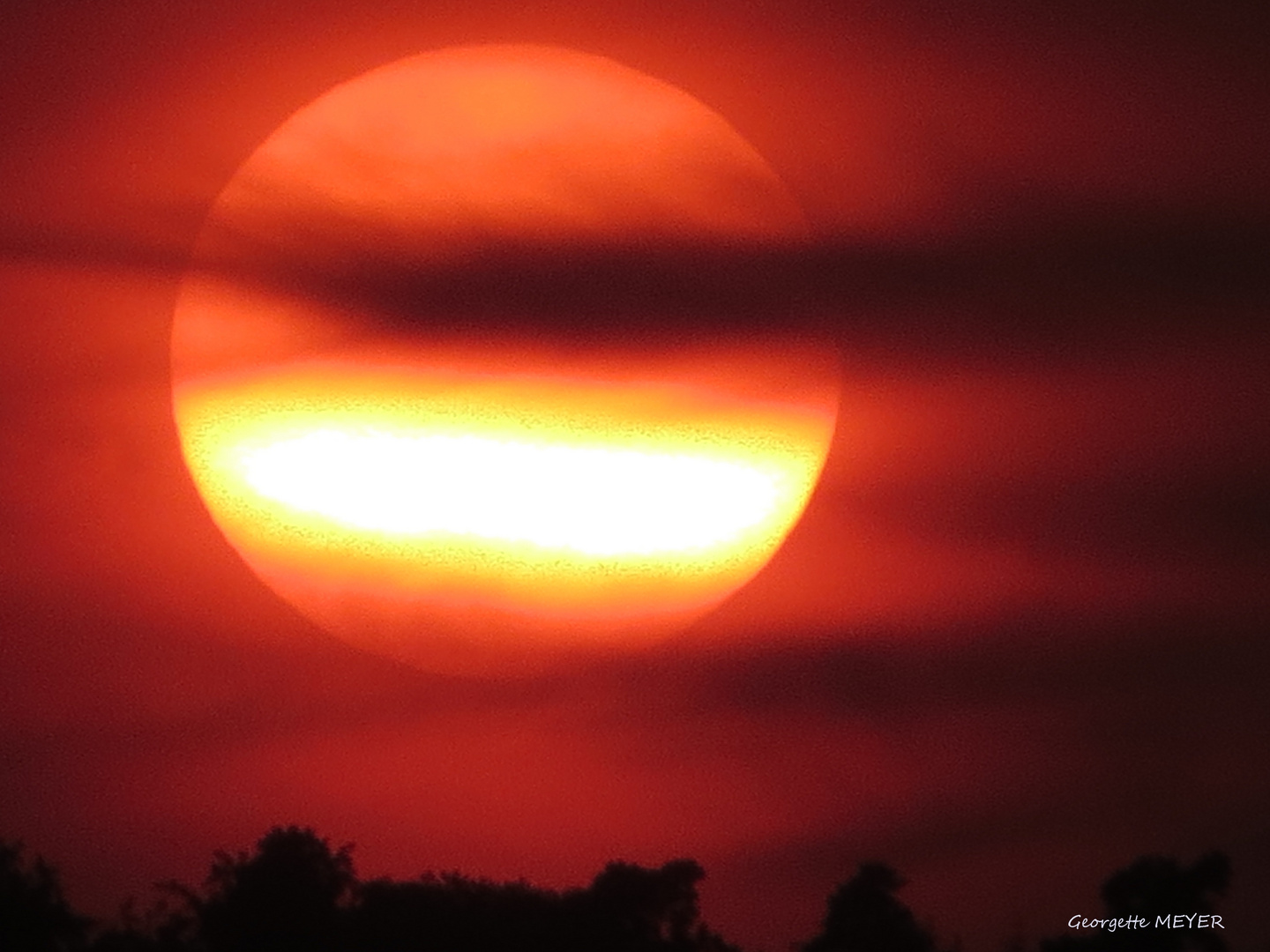 Sonnenuntergang in Bofferdingen