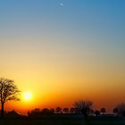 Sonnenuntergang in Borken (Westfalen)