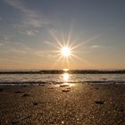 Sonnenuntergang in Borkum