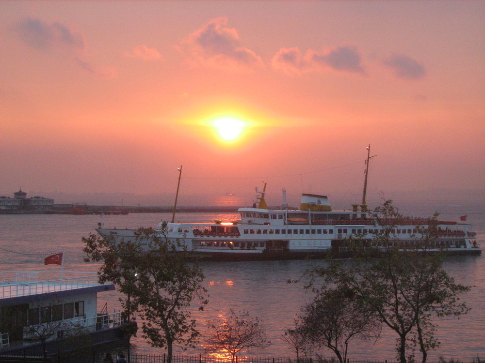 Sonnenuntergang in Bosporus