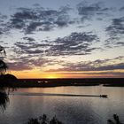 Sonnenuntergang in Botswana