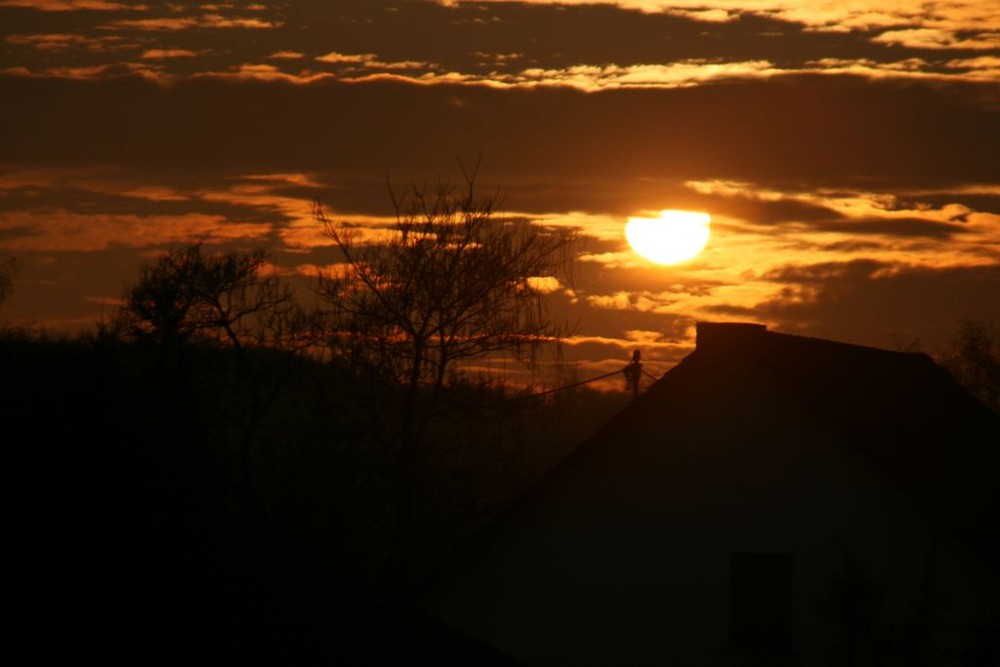 Sonnenuntergang in Bous 3