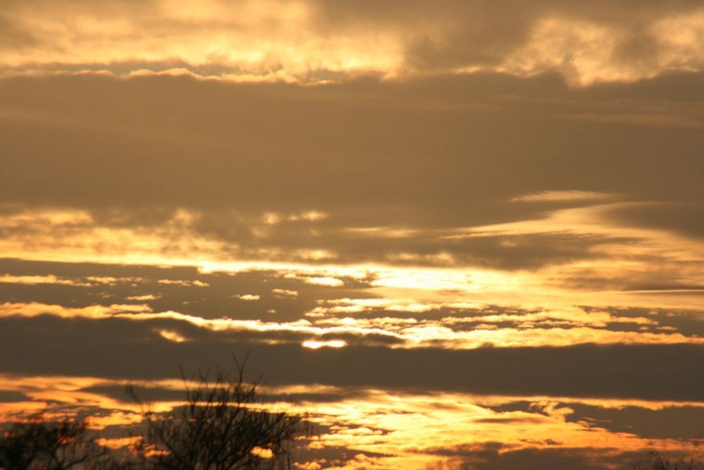 Sonnenuntergang in Bous