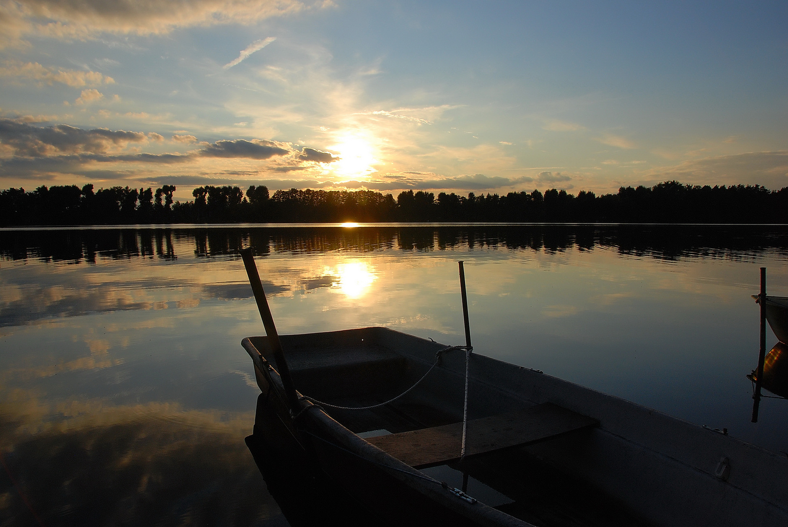 Sonnenuntergang in Brandenburg