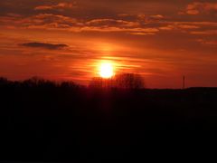 Sonnenuntergang in Brandenburg