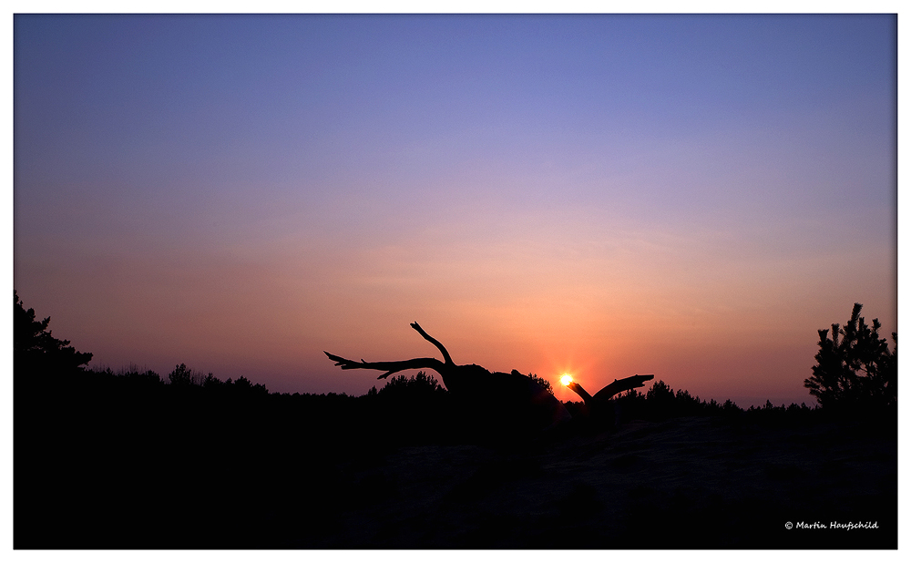 Sonnenuntergang in Brandenburg