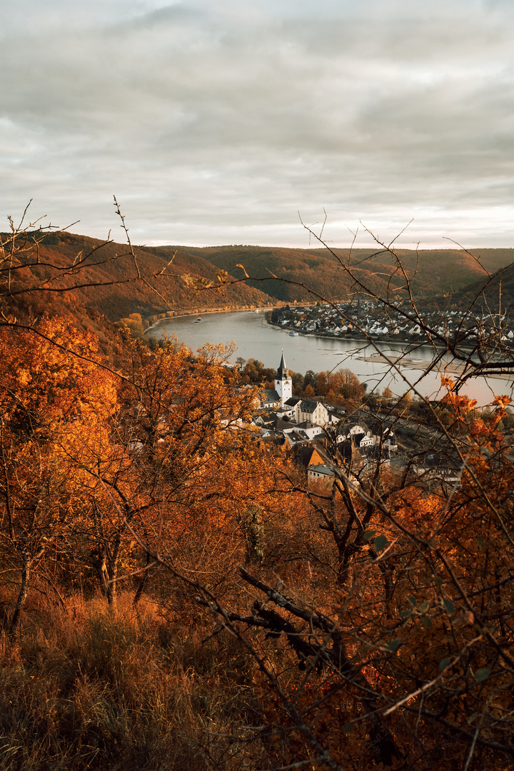 Sonnenuntergang in Braubach