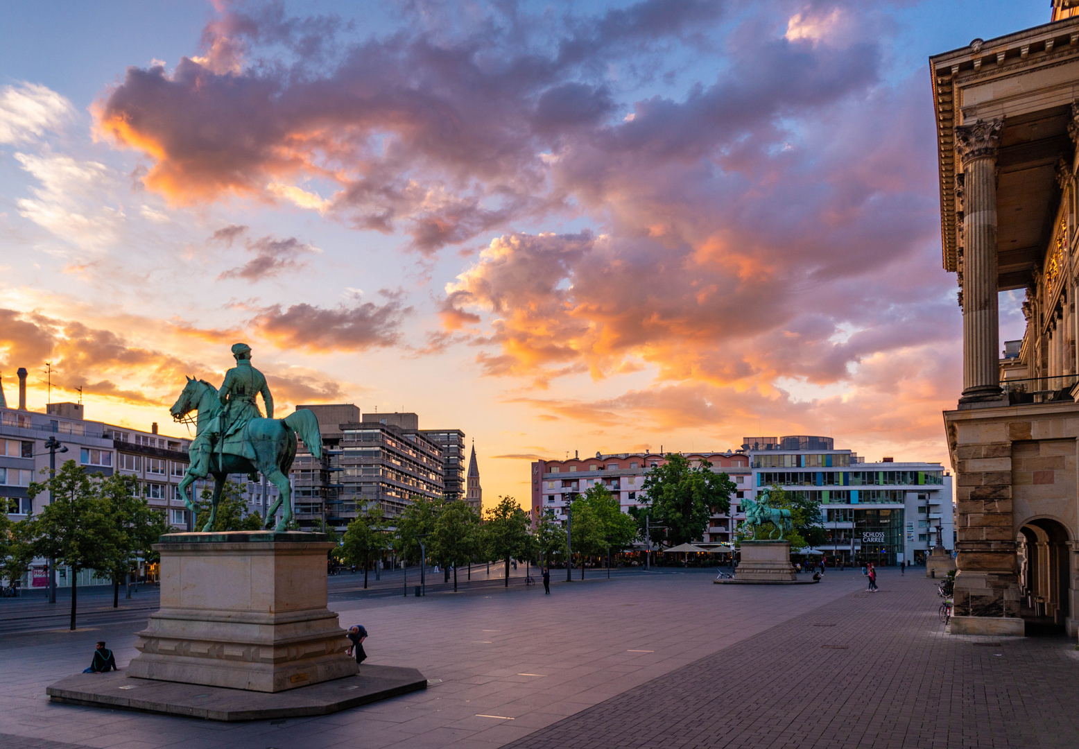 Sonnenuntergang in Braunschweig
