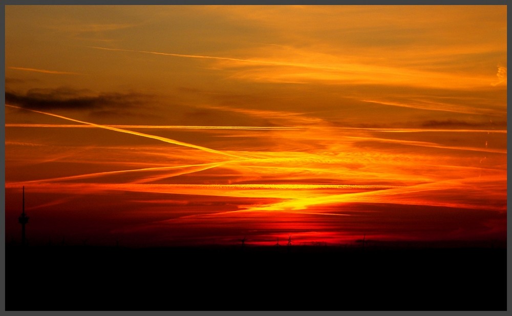 Sonnenuntergang in Braunschweig