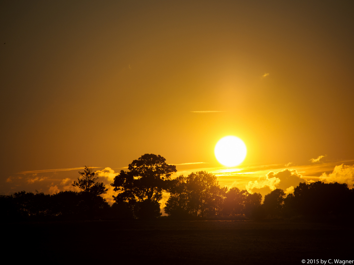 Sonnenuntergang in Breege