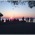 Sonnenuntergang in Bregenz