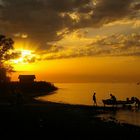 Sonnenuntergang in Bregenz