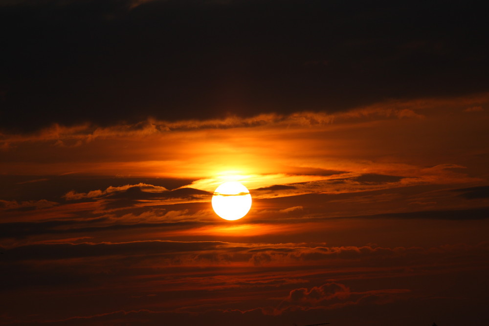 Sonnenuntergang in Bregenz