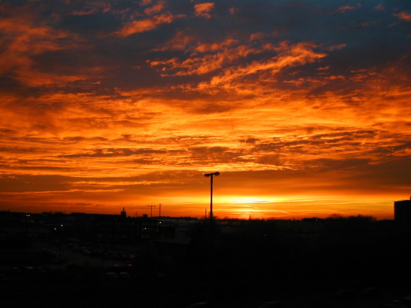 Sonnenuntergang in Bremen