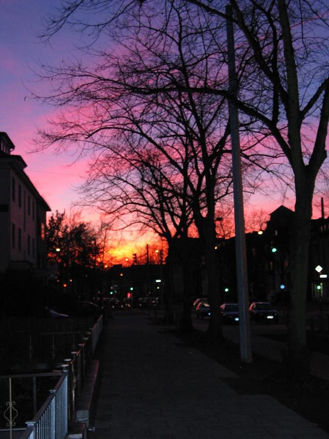 Sonnenuntergang in Bremen