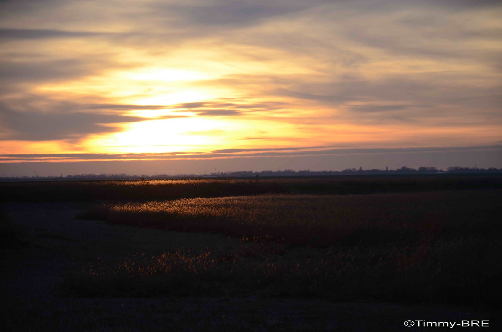 Sonnenuntergang in Bremerhaven 13_12_31