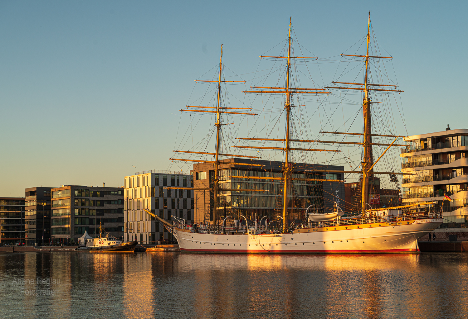 Sonnenuntergang in Bremerhaven