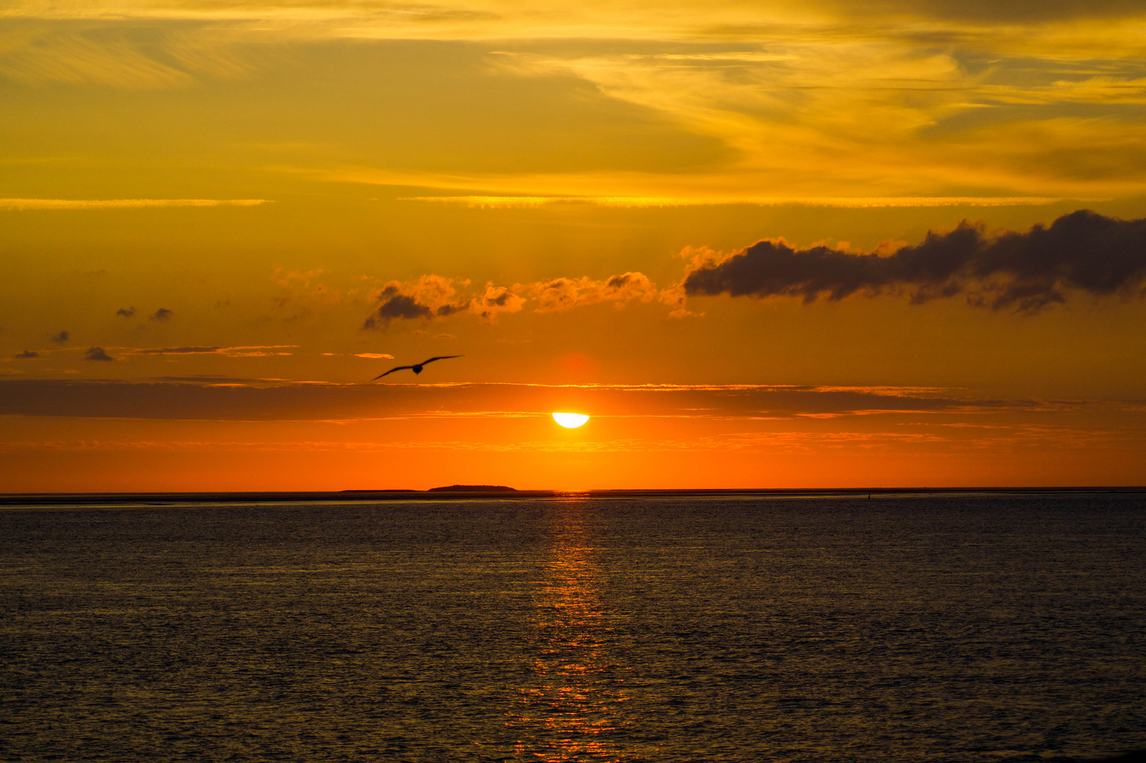 Sonnenuntergang in Bremerhaven