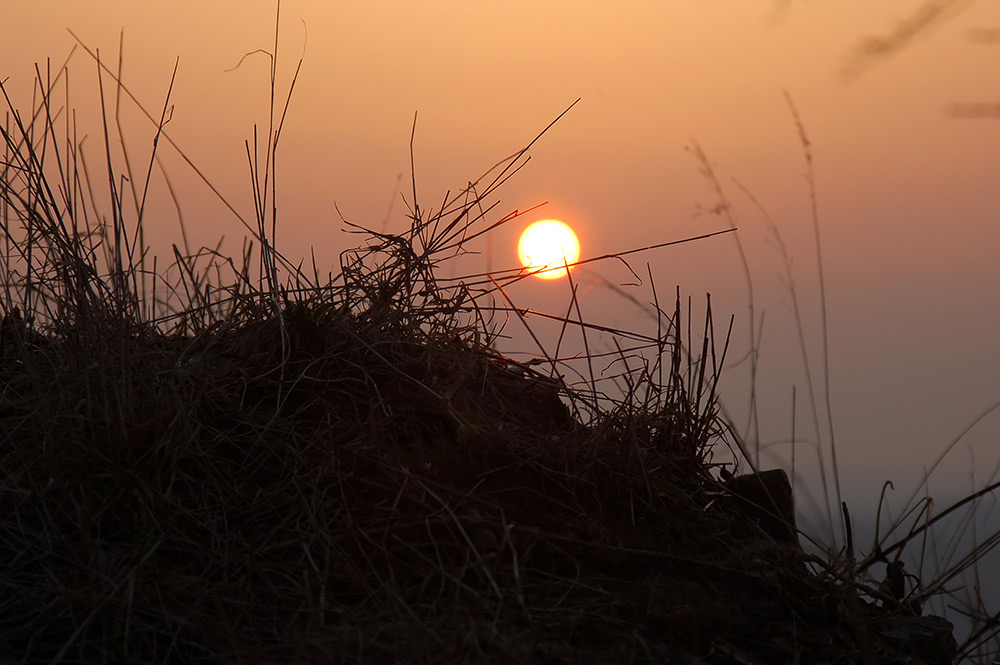 Sonnenuntergang in Bretten2