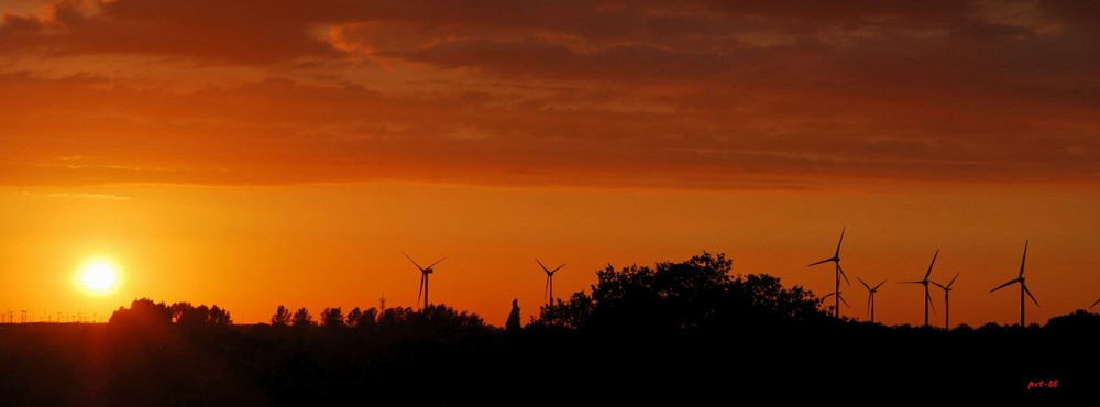 Sonnenuntergang in Brhv.-Lehe