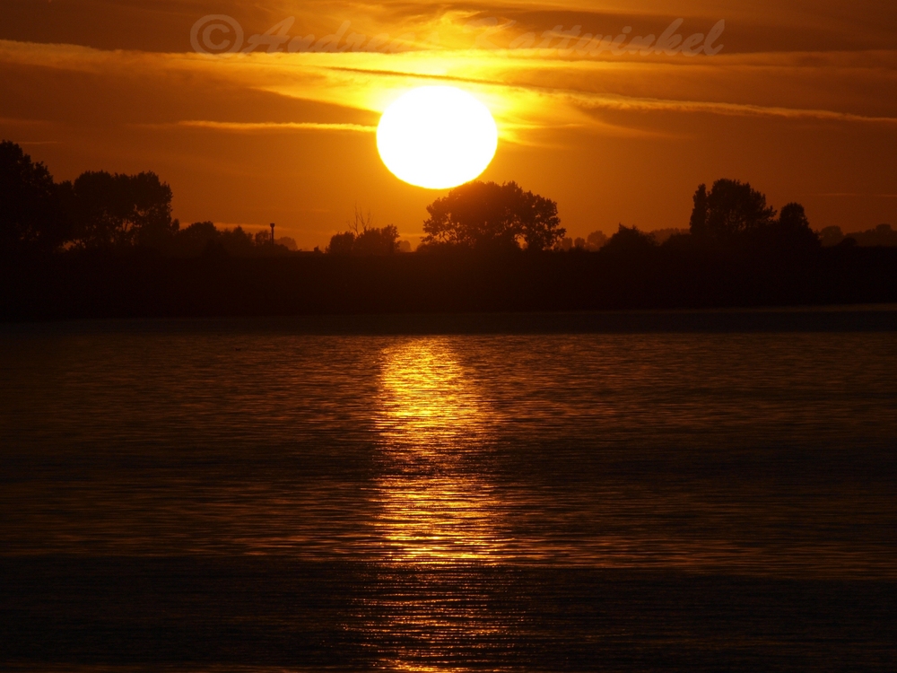 Sonnenuntergang in Bruinesse