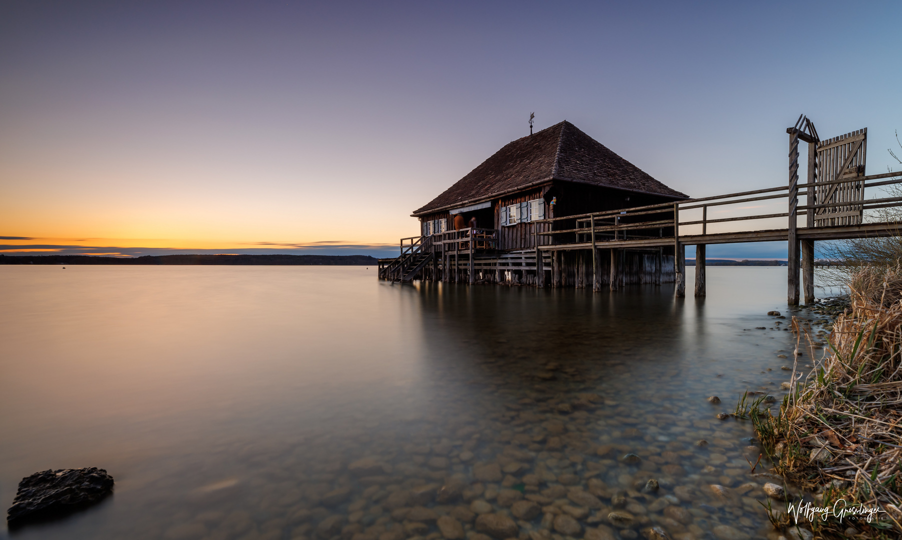 Sonnenuntergang in Buch am Ammersee