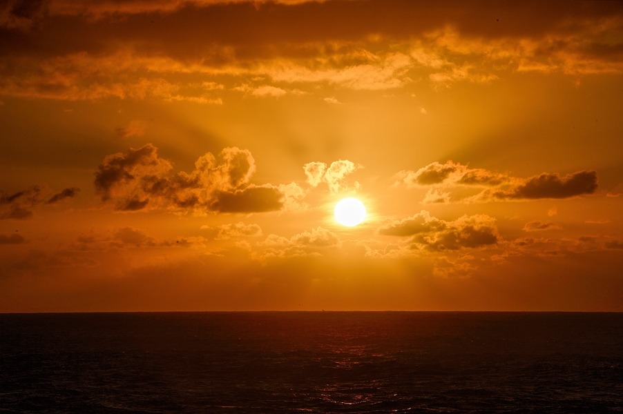 Sonnenuntergang in Buenavista, Teneriffa