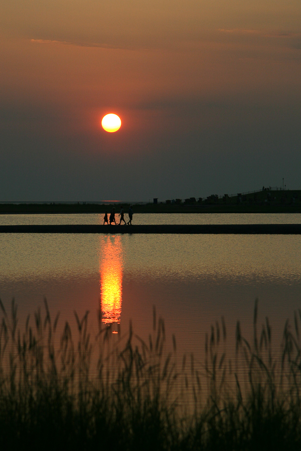 Sonnenuntergang in Büsum 1