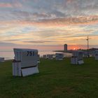 Sonnenuntergang in Büsum